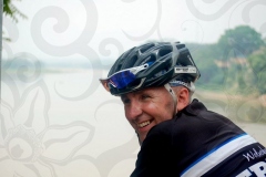 Happy Cyclist in Vietnam