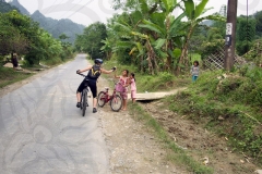 Mountain Biker in Vietnam