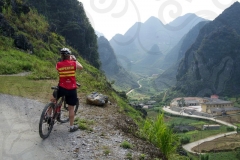Mountain Biker in Vietnam