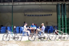 Mountain Bikers Playing Cards