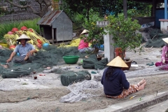 Preparing Fishing Nets