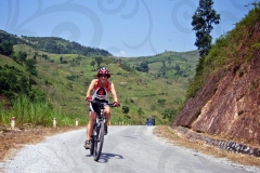 Women Bicycling through Vietnam