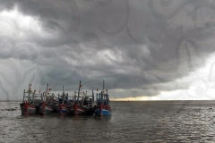 Boats Tied Together