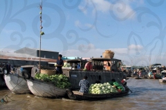 Floating Markets of Vegetables