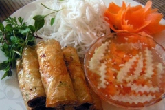 Spring Rolls in Hanoi, Vietnam