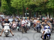 Hanoi - Crossing the Street