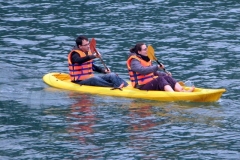 Kayaking in Ha Long Bay