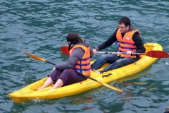 Cruising in a Kayak Around Ha Long Bay