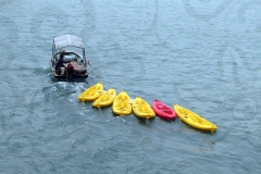 Kayak Guides Preparing for Tours