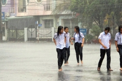 Showering in the Rain