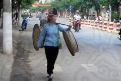Vietnamase Woman Walking
